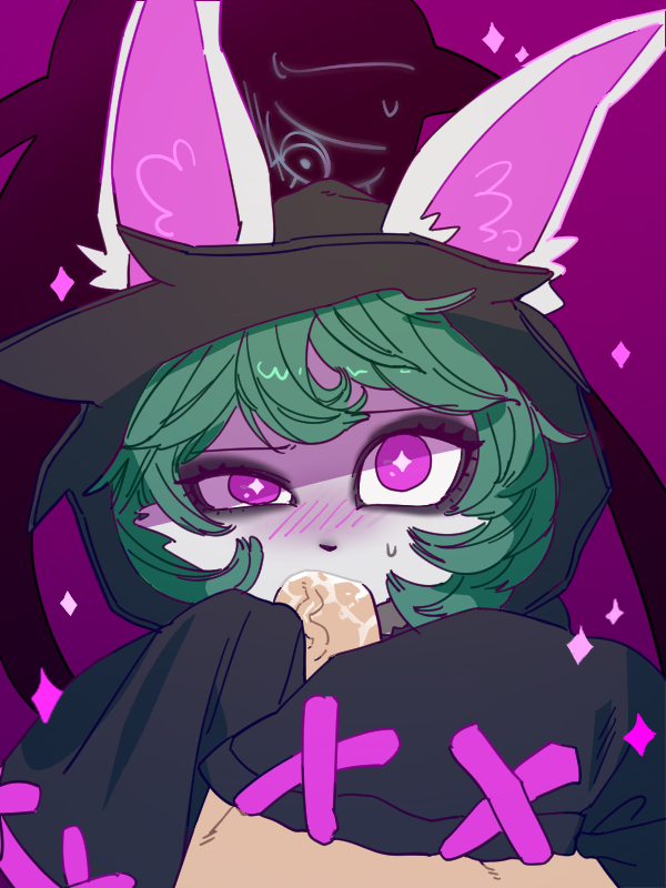 1boy, 1girls, artist request, blush, fellatio, female, human, league of legends, male, oral, shadow (lol), shortstack, vex (league of legends), yordle