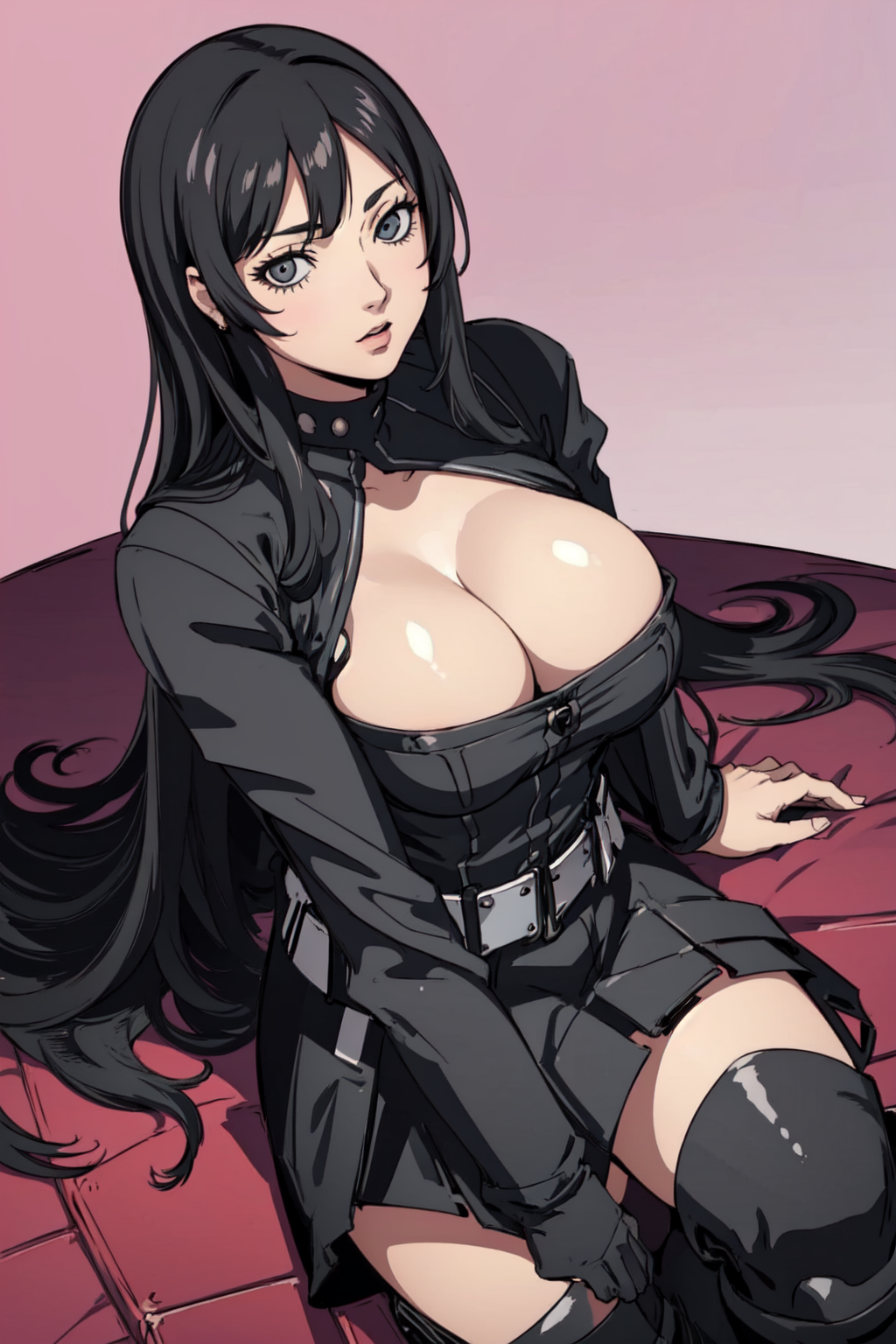 ai_generated black_hair chiaki_tachibana tagme very_long_hair