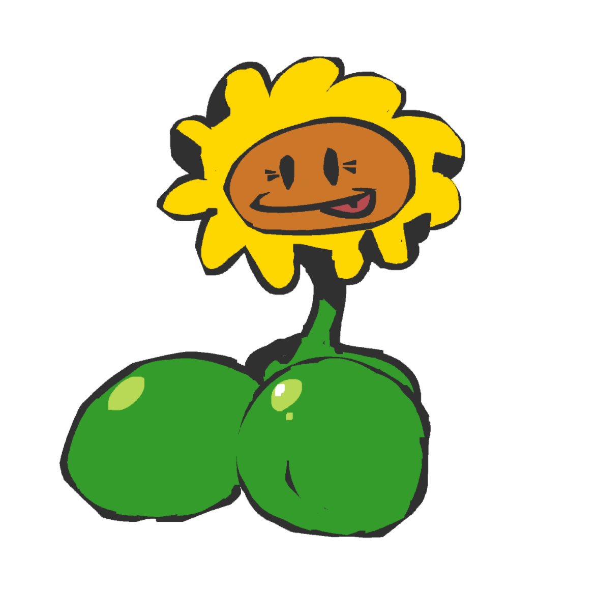 1girls anatomy apple_cat_(artist) appleperson8 background big_breasts boobs breasts cute digital_drawing female female_only green_body green_skin huge_breasts humanoid large_breasts plant plant_girl plants_vs_zombies simple_background solo solo_female sunflower_(pvz) top_heavy white_background