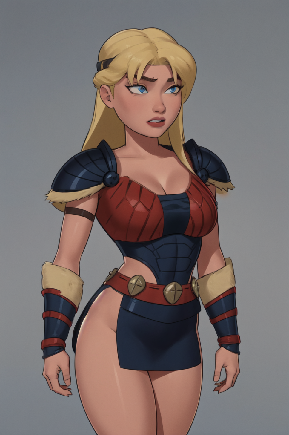 1girls ai_generated astrid_hofferson blonde_hair blue_eyes cleavage curvaceous curvy curvy_body curvy_female curvy_figure dreamworks female female_only hourglass_figure how_to_train_your_dragon inner_sideboob light-skinned_female light_skin mrseyker pixai solo solo_female voluptuous voluptuous_female