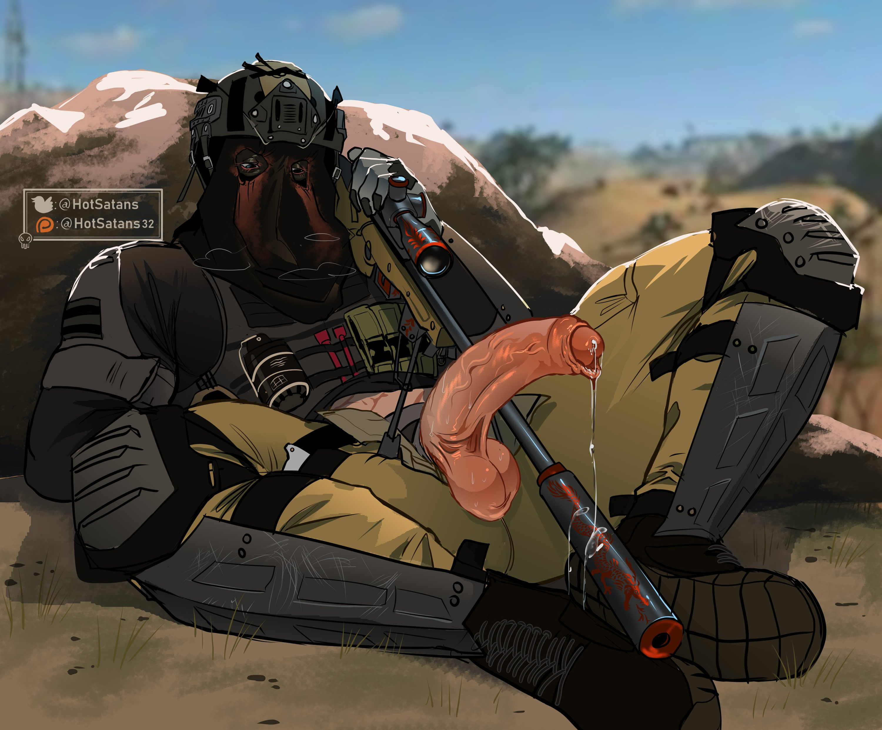 1boy, activision, balls, bara, big balls, big penis, call of duty, call of duty modern warfare 2 (2022), clothing, erection, fat cock, foreskin, gay, hard on, hotsatans, huge balls, huge cock, könig, konig, male, male focus, male only, masculine male, mask, masked, masked male, muscular, muscular male, outdoors, penis, precum, precum drip, solo, solo male, uncircumcised, underwear, yaoi