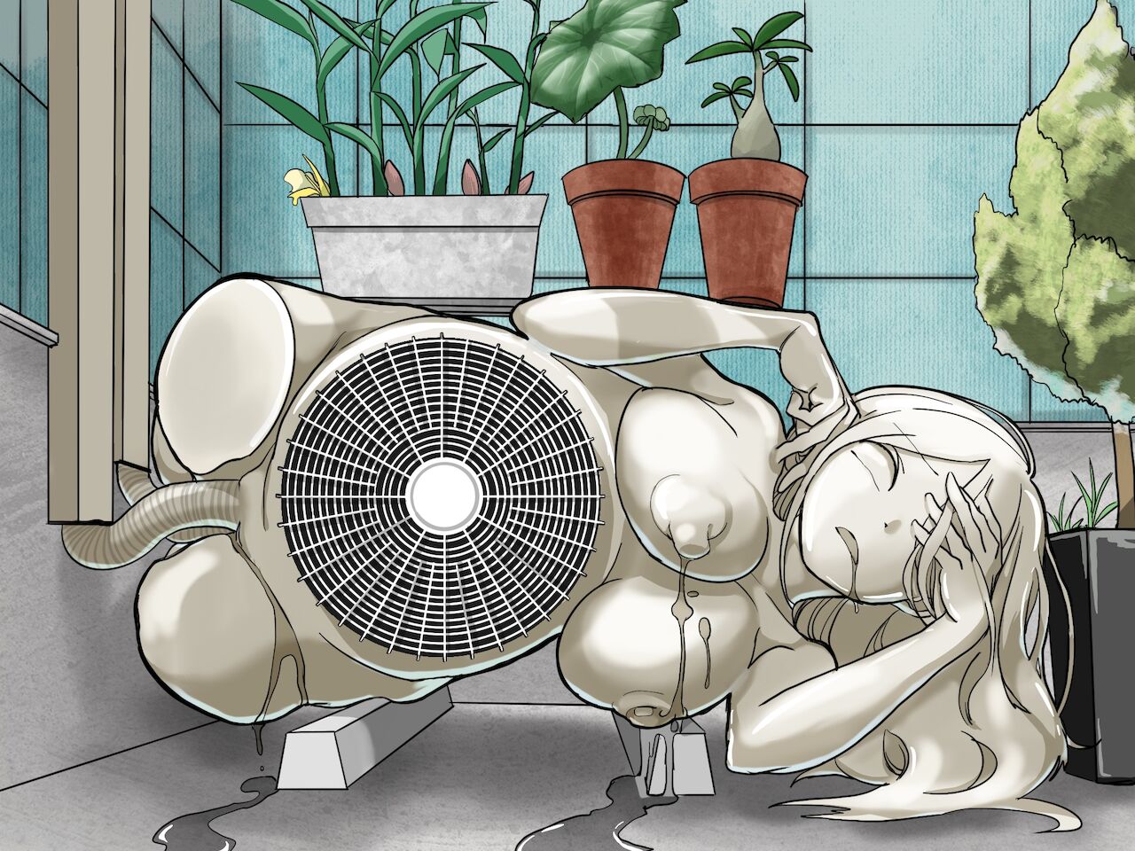 archipelagor18, female, inanimate, inanimate transformation, legless, petrification, petrified, tagme, transformation