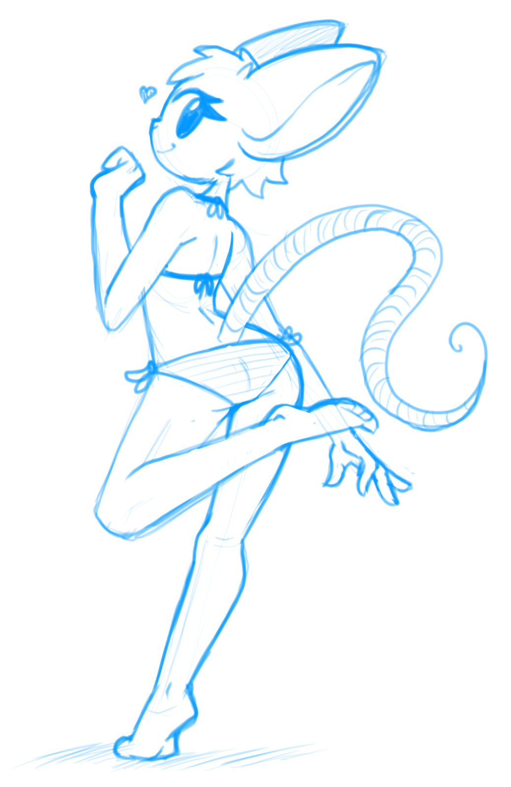 1boy, anthro, bra, crossdressing, femboy, feminine male, fur, furry, gay, girly, humanoid, looking at viewer, male, male focus, male only, malesub, mouse, mouse ears, mouse tail, panties, reggie (whygena), sketch, solo, tagme, trap, white background, whygena, yaoi