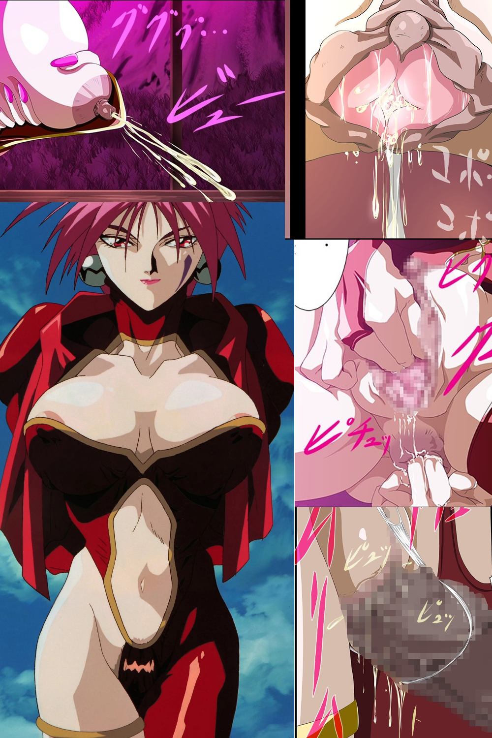 anal anal_fingering anal_juice areola_slip big_breasts censored clitoris fatal_fury fatal_fury_the_motion_picture fingering lactating lactation milk milking nipples panni partial_male penetration penis pussy pussy_juice pussy_juice_drip sex squeezing