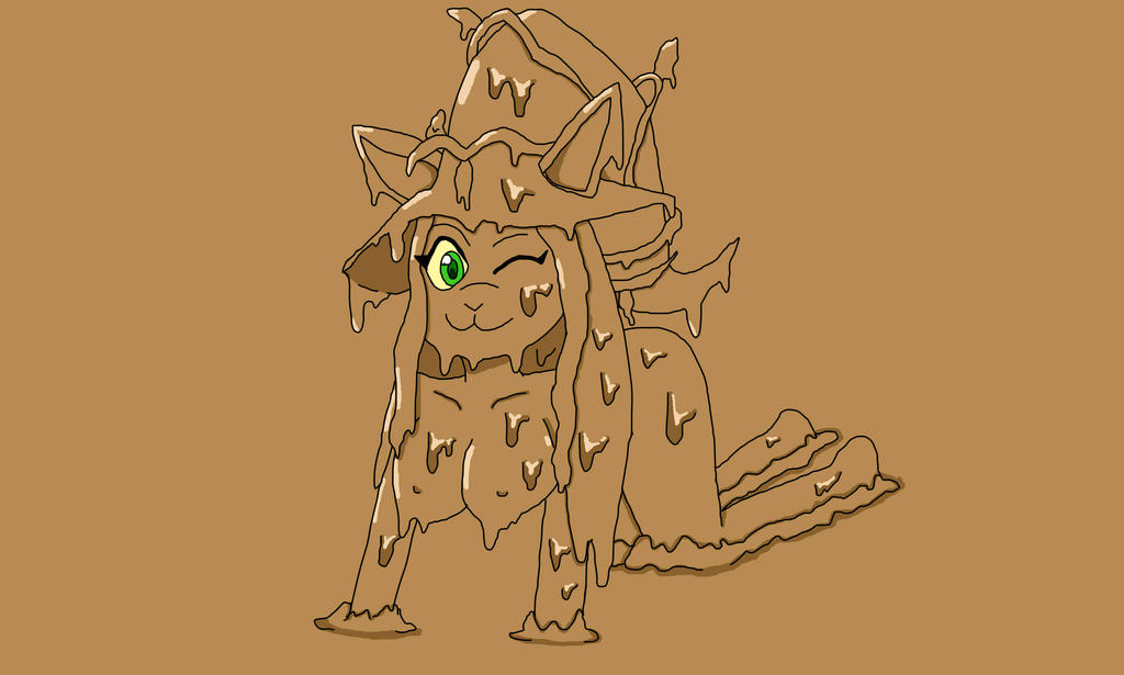 completely_covered_in_mud covered_in_mud doctormechapyro female green_eyes hat ixi_(neopets) mud muddy naked neopets neopets:_the_darkest_faerie nude one_eye_closed solo sophie_the_swamp_witch tagme