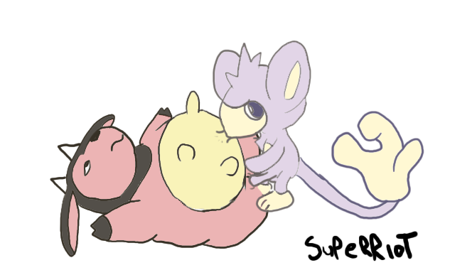 aipom color female furry interspecies male miltank nintendo pokemon sex straight tagme tail_hand vaginal_penetration