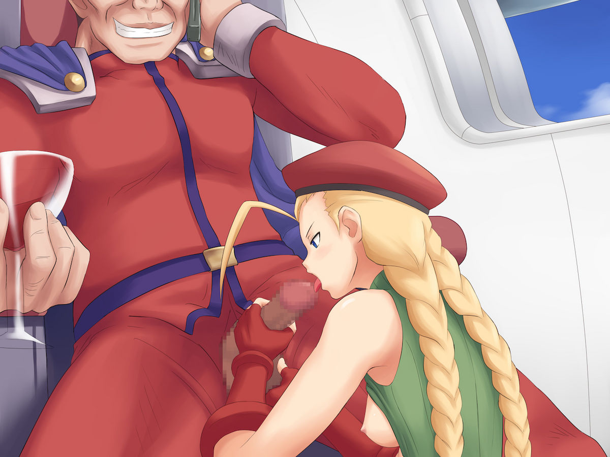 ahe_gao airplane areola artist_request blonde_hair blue_eyes braid breasts cammy_white capcom cape censored epaulets fellatio female fingerless_gloves gloves human long_hair m_bison male nipples open_fly open_mouth oral penis penis_grab phone sitting straight straight_hair street_fighter teeth testicle_grab testicles tongue tongue_out wine_glass