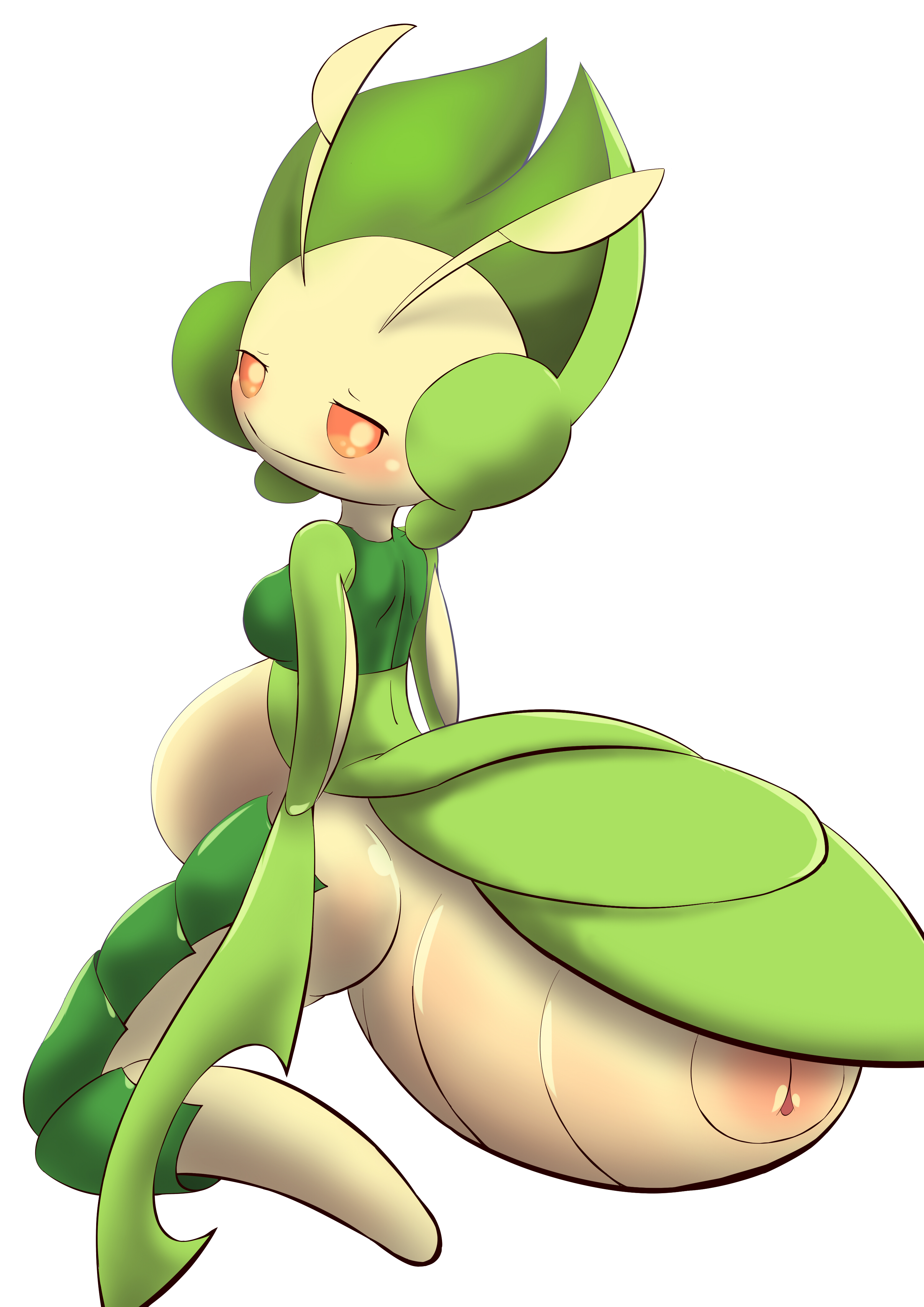 1girls, absurd res, arthropod, arthropod abdomen, arthropod abdomen genitalia, arthropod abdomen pussy, ass, belly, big belly, blush, breasts, darlondemonic, female, genitals, hi res, leavanny, nintendo, non-mammal breasts, pokémon (species), pokemon, pokemon (species), pokemon focus, pregnant, pussy, simple background, solo, video games