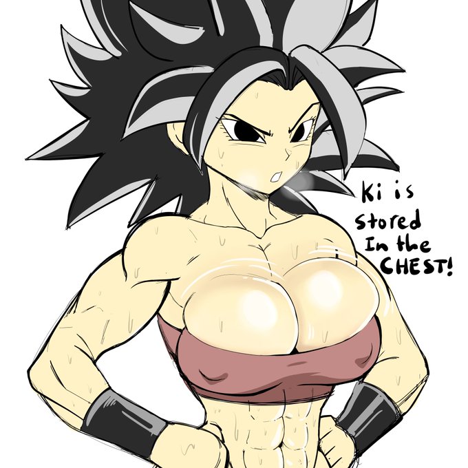 1girls, abs, big breasts, breasts, caulifla, dragon ball, dragon ball super, female, female focus, female only, muscular, muscular female, musk, musk clouds, musky, pseudocel, smell, smelly, steam, steamy, sweat, sweatdrop, sweating, sweaty, tight clothing, tight fit, tomboy, tube top, tubetop