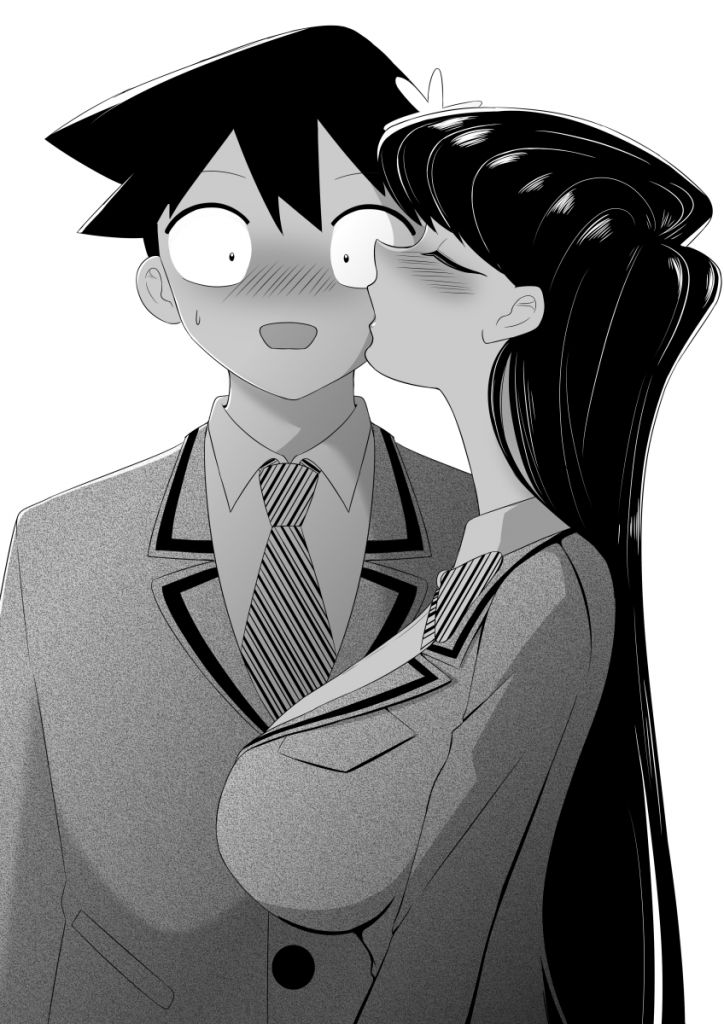 alternate_version cute kissing komi-san_wa_komyushou_desu komi_shouko tadano_hitohito tagme wholesome yamino_kuroko