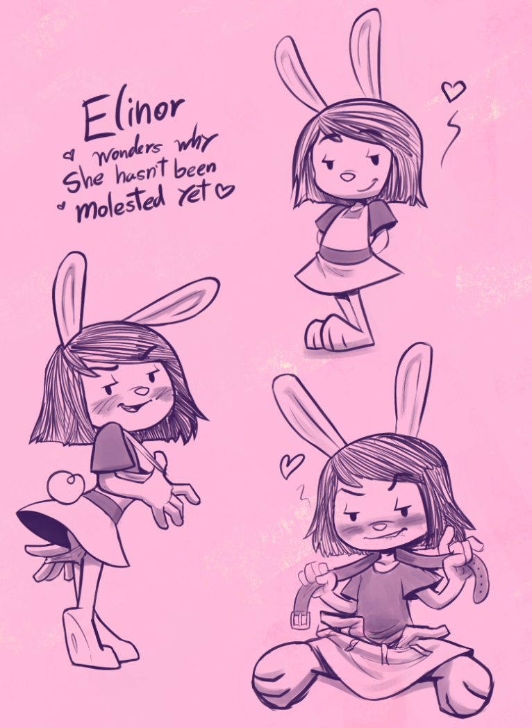 1girls artist_request bunny_girl cub elinor_rabbit elinor_wonders_why furry horny horny_female pbs pbs_kids_(copyright) pbskids young