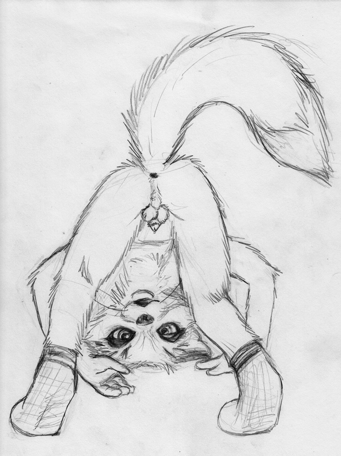 anthro ash_fox balls male male_only penis solo tagme the_fantastic_mr._fox