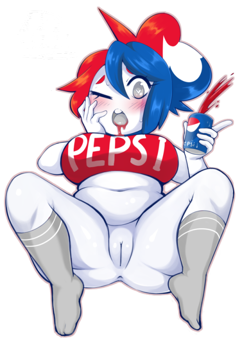 cute egg_heads eggheads pepsi pepsi_chan pepsi_woman pepsiwoman pussy red_liquid shortstack soda