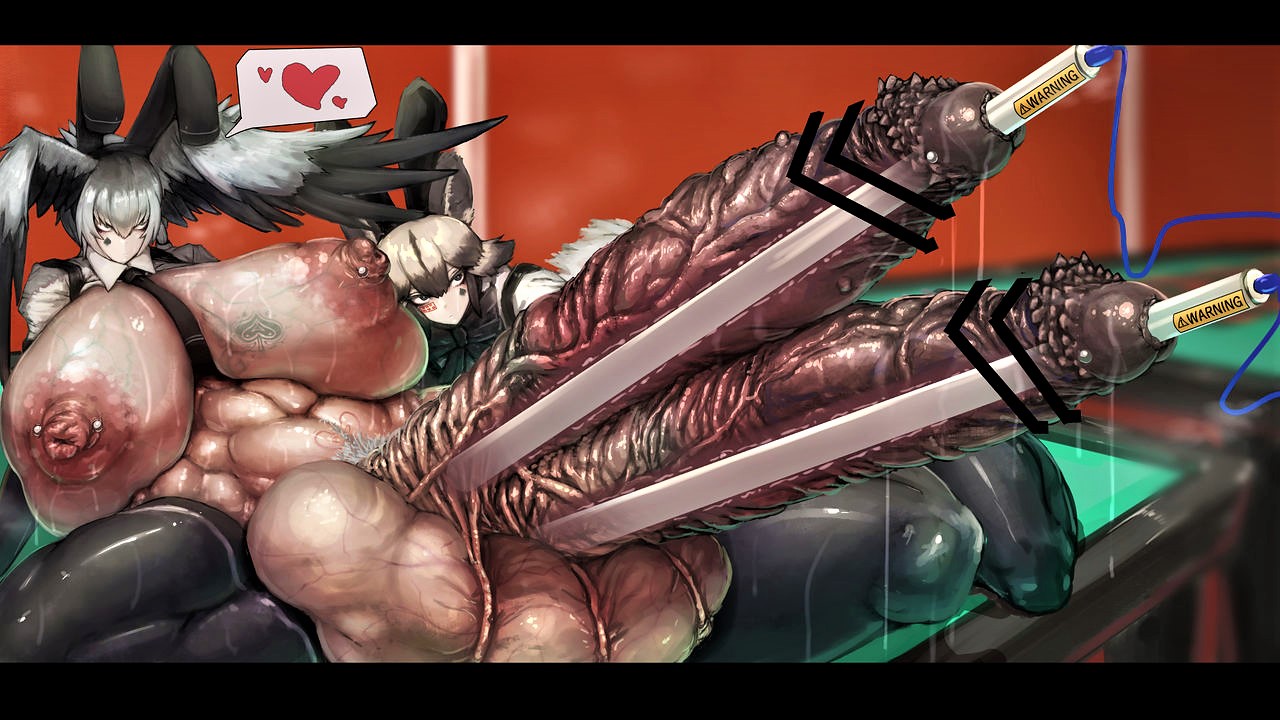 1futa, 1girls, 2 penises, african wild dog (kemono friends), age difference, areolae, balls, breast tattoo, breasts, canvassolaris, cross piercing, diphallia, diphallism, duo, electricity, electrodes, erection, female, futa focus, futa urethral insertion, futa with female, futanari, huge balls, huge breasts, huge cock, humanoid, humanoid penis, hyper penis, intersex, kemono friends, ladder piercing, light skin, light-skinned futa, milf, mostly nude, multi balls, multi genitalia, multi penis, nasty, nipple piercing, nipples, nude, nude futa, pale skin, penile urethral insertion, penis, penis piercing, pubic tattoo, retracted foreskin, shoebill (kemono friends), size difference, solo focus, spiked penis, sweat, tattoo on chest, urethra, urethral, urethral insertion, urethral plug, veins, veiny penis, x-ray