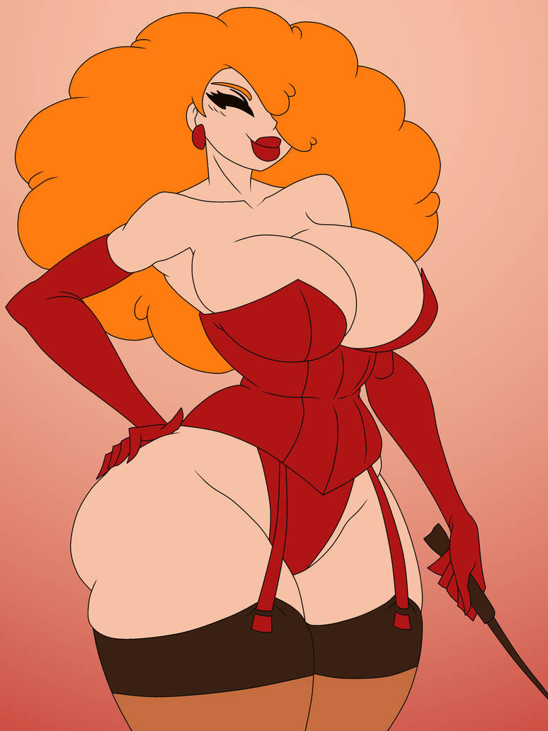 1girls artmohch big_breasts big_hair bimbo breasts bust busty cartoon_network cleavage clothed clothing curly_hair curvy faceless faceless_character faceless_female female hourglass_figure human kilowatts62 large_breasts long_hair mature mature_female orange_hair pink_background powerpuff_girls red_hair sara_bellum solo standing thick thick_thighs voluptuous wide_hips