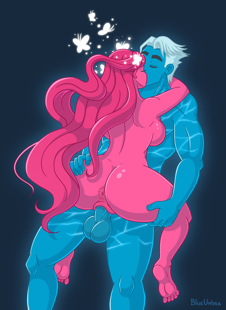 1boy 1girls anus ass balls big_breasts big_penis blue_body blue_skin blueumbra butterfly canon_couple closed_eyes cowgirl_position cuddling duo european_mythology fanart feet female greek_mythology grey_hair group hades hades_(lore_olympus) hair hair_in_wind hand_on_ass hugging kissing lore_olympus male muscles mythology persephone persephone_(lore_olympus) pink_body pink_hair pink_skin public_domain signature simple_background standing_sex watermark webtoon