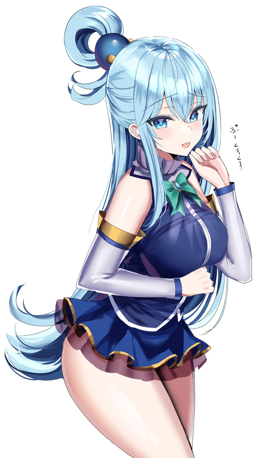 1girls aqua_(konosuba) female female_only hanasaka_houcha high_resolution highres kono_subarashii_sekai_ni_shukufuku_wo! solo