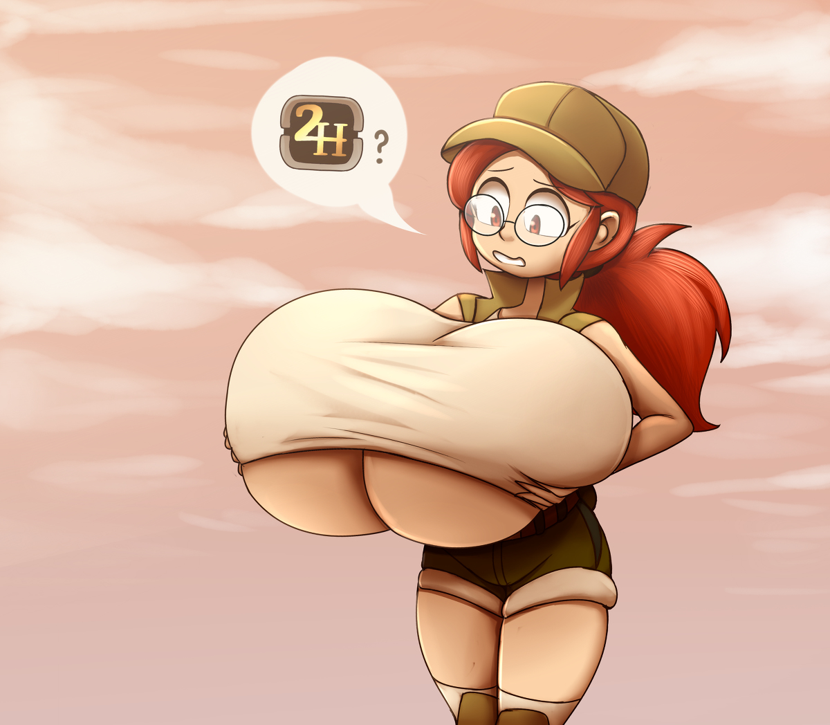 1girls, big breasts, breast expansion, breast growth, breast growth (enlargement), breasts, breasts bigger than torso, clothed, clothes, clothing, female, female only, fio germi, hips, huge breasts, human, human only, hyper breasts, large breasts, metachoke, metal slug, solo, solo female, speech bubble, tagme, thick, thick thighs, thighs, top heavy, wide hips