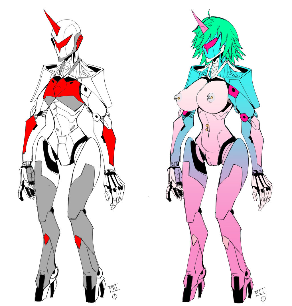 ass_expansion before_and_after bimbo bimbo_robot_girl bimbofication bimbophi breast_expansion female high_heels huge_ass huge_breasts nipple_piercing nipples oc original original_character original_characters robot_girl sexbot thick_thighs transformation wide_hips