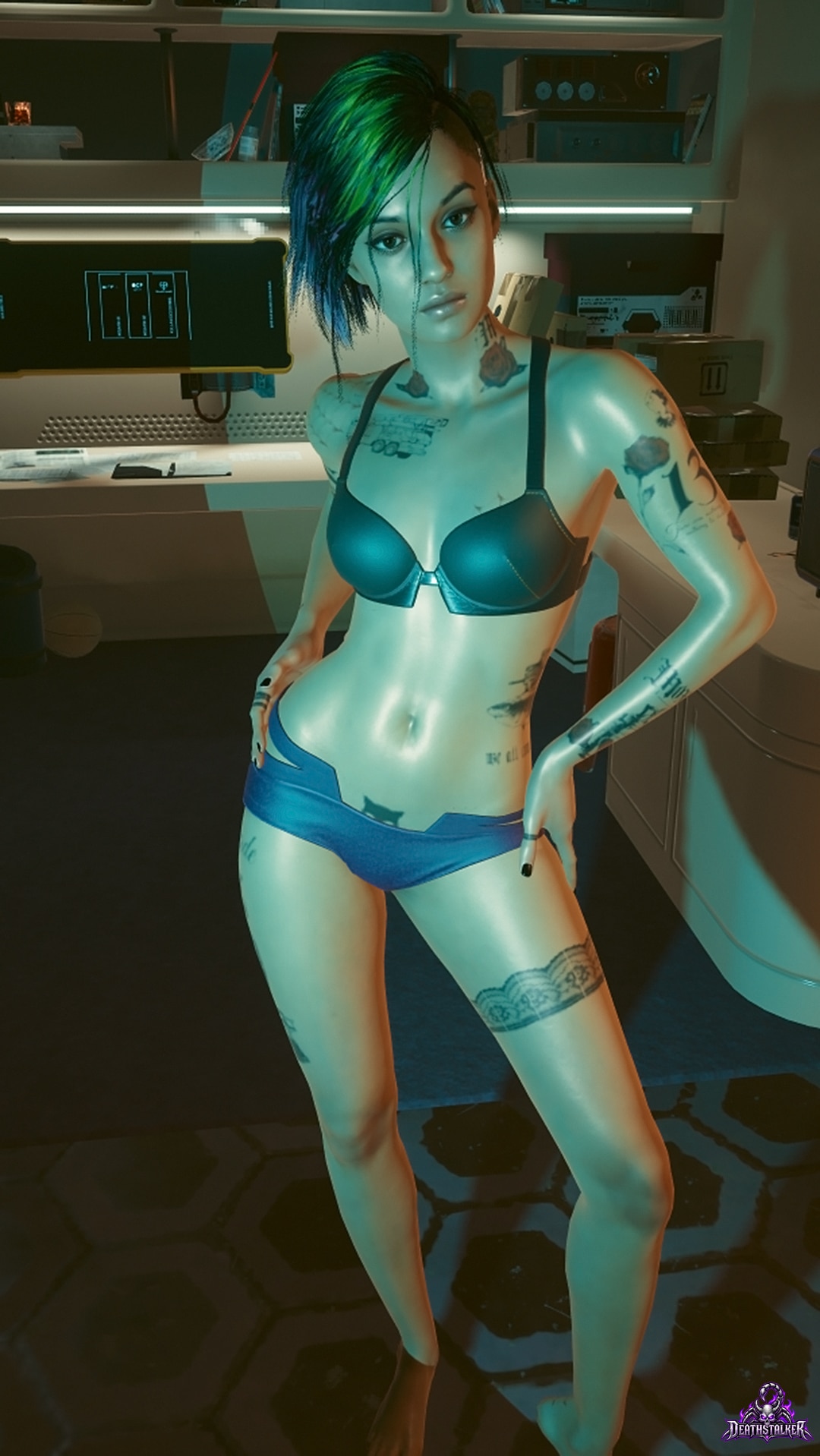 Judy Alvarez (Cyberpunk (Series)) Rule 34 Image