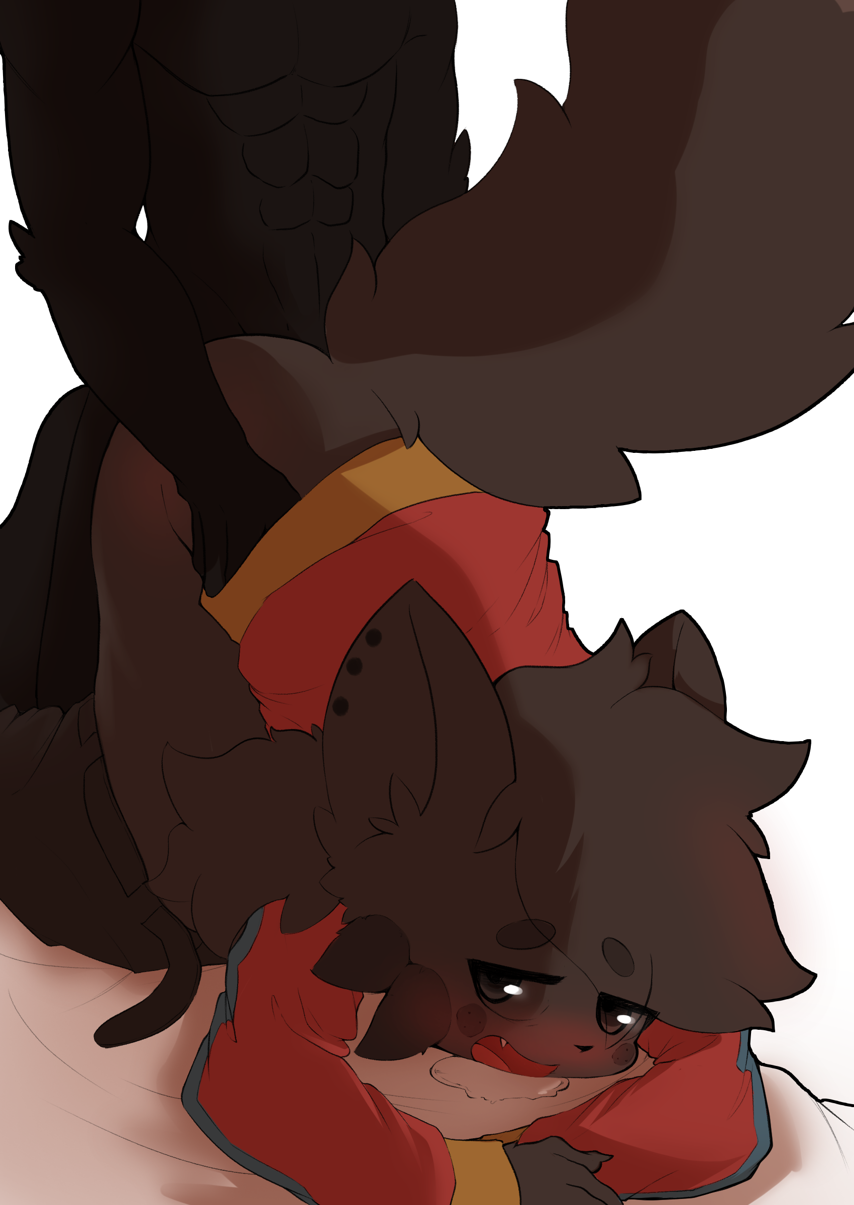 2boys, anthro, feline, femboy, friday night funkin, friday night funkin mod, furry, gay, grey fur, kapi (paperkitty), male, penetration, sex, yamantauwu