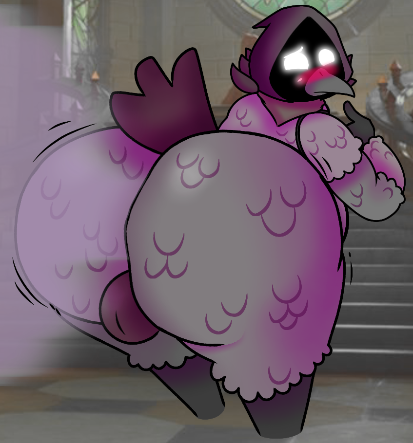 backsack bubble_butt bubble_butt_(male) corvus_(fortnite) corvus_(genus) fart fart_fetish farting fortnite fortnite:_battle_royale furry huge_ass huge_butt male unknown_artist