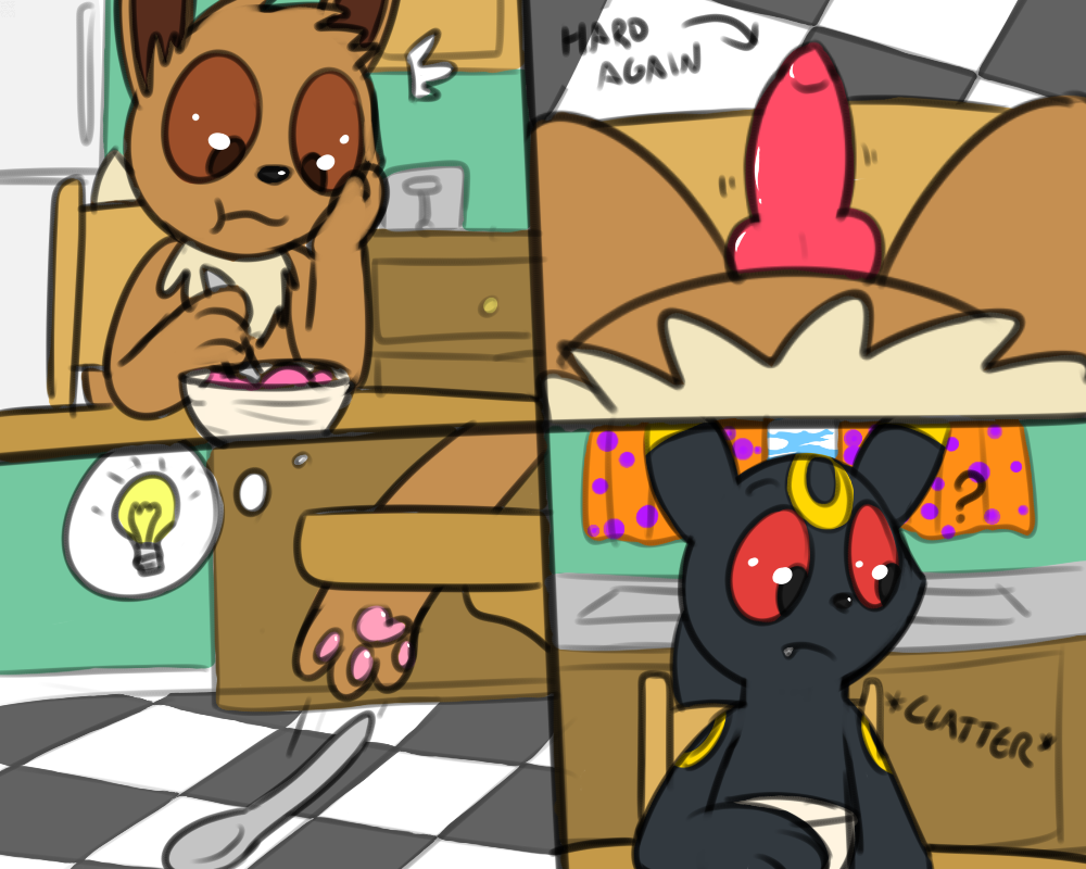 2021 brother brother_and_sister comic duo eevee eeveelution female genitals incest male nintendo penis pokémon_(species) pokefound pokemon pokemon_(species) sibling sister umbreon video_games