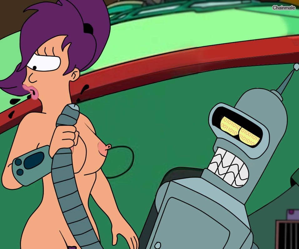 accurate_art_style after_blowjob after_fellatio bender_bending_rodriguez breasts chainmale female futurama robot tagme turanga_leela