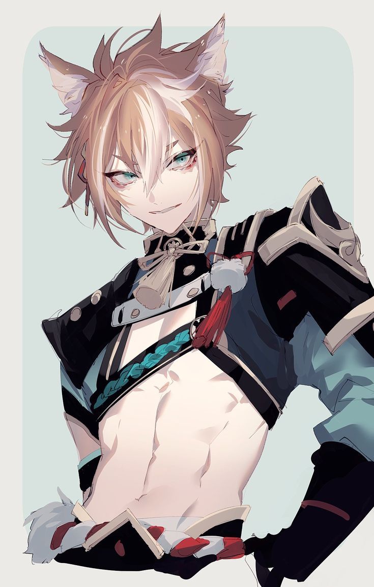 1boy, 2021, brown hair, dog ears, dog tail, genshin impact, gorou (genshin impact), male, male only, solo