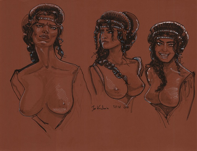 ancient ancient_greece ancient_history breasts crete disapproval exposed_breasts greece greek history minoan sketch