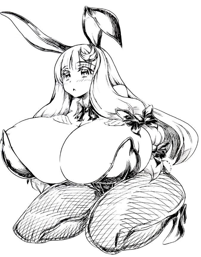 bunnysuit huge_breasts patchouli_knowledge sentarou tagme touhou