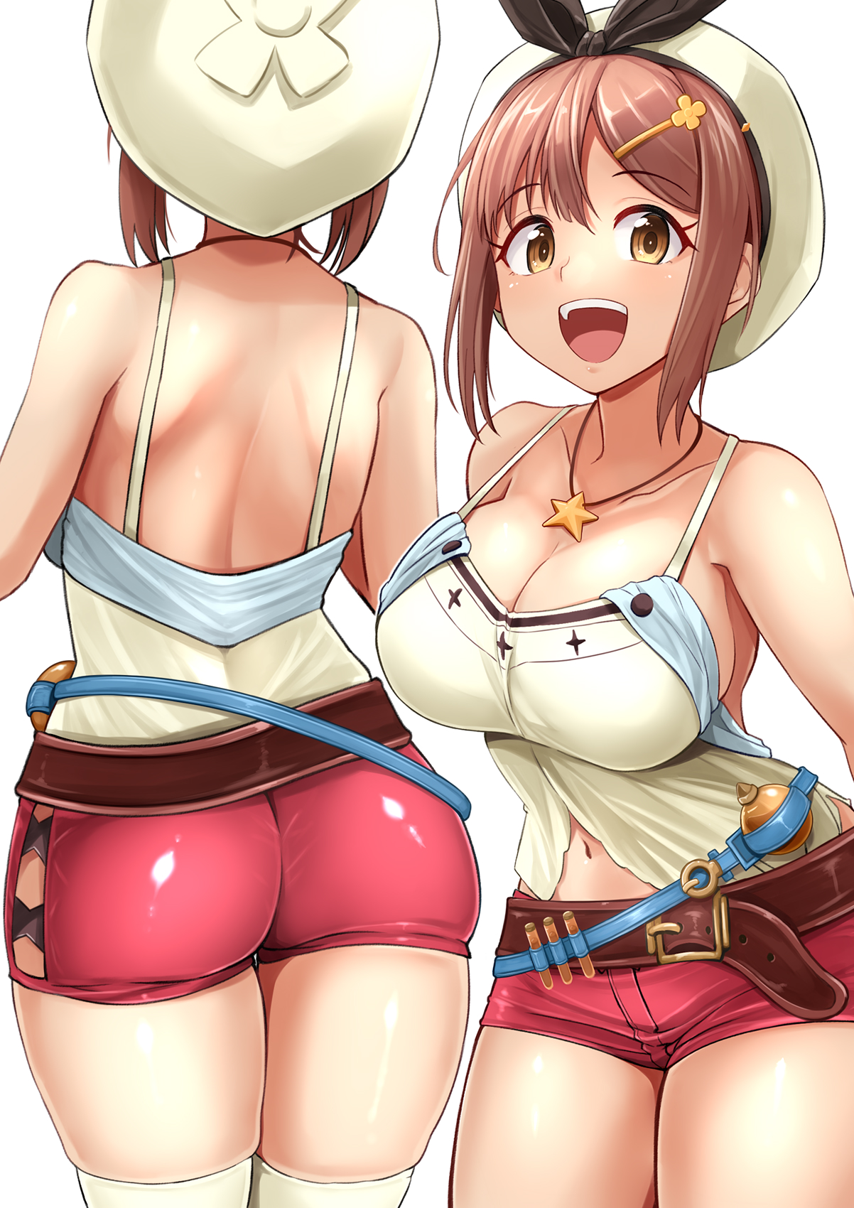 atelier (series), atelier ryza, huge ass, huge breasts, multiple views, reisalin stout, thick thighs, wide hips