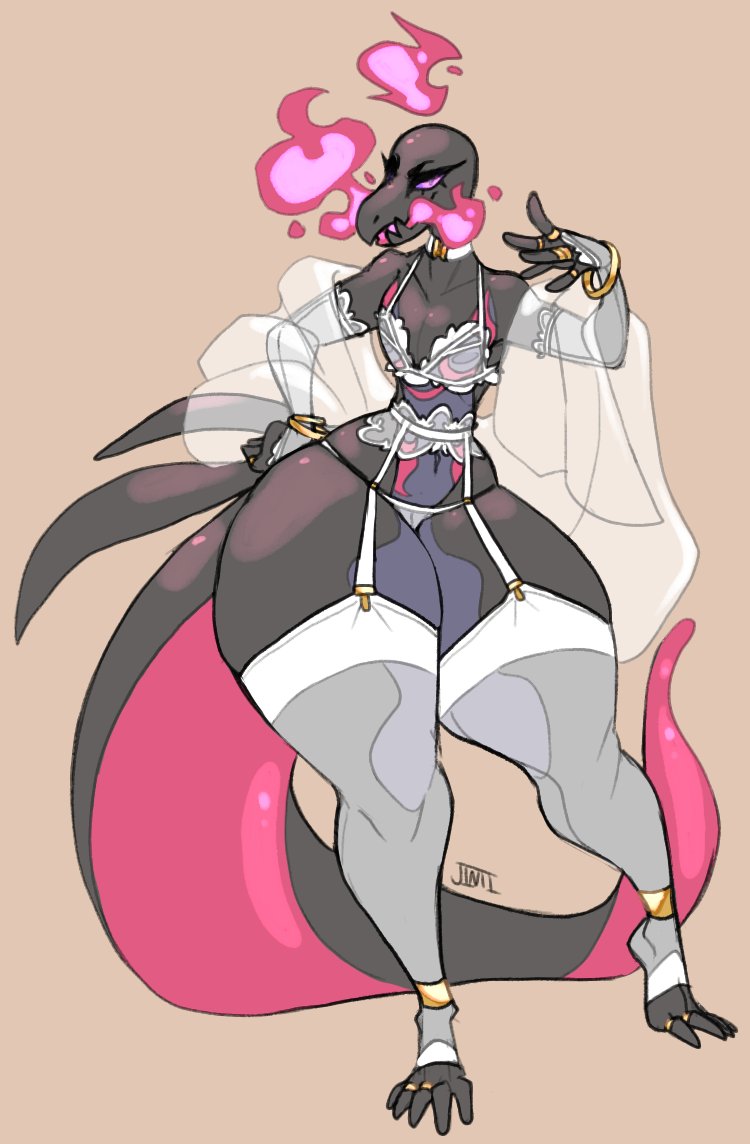 1girls, anthro, ass, big ass, bride, female, female only, garter straps, looking at viewer, no humans, pokémon (species), pokemon, pokemon (species), pokemon only, purple eyes, rings, salazzle, solo, solo female, solo focus, thick thighs, thighhighs, thunder thighs, wedding lingerie, wide hips