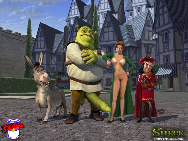 1girls 2001 3boys bare_feet clothed_male_nude_female donkey donkey_(shrek) dreamworks edit edited equine fat_man full_body fur green_dress hand_on_hip huge_penis human human_fiona lord_farquaad mammal nipples ogre open_dress outdoors princess_fiona princess_fiona_(human) shrek shrek_(film) shrek_(series) standing tiara zenra