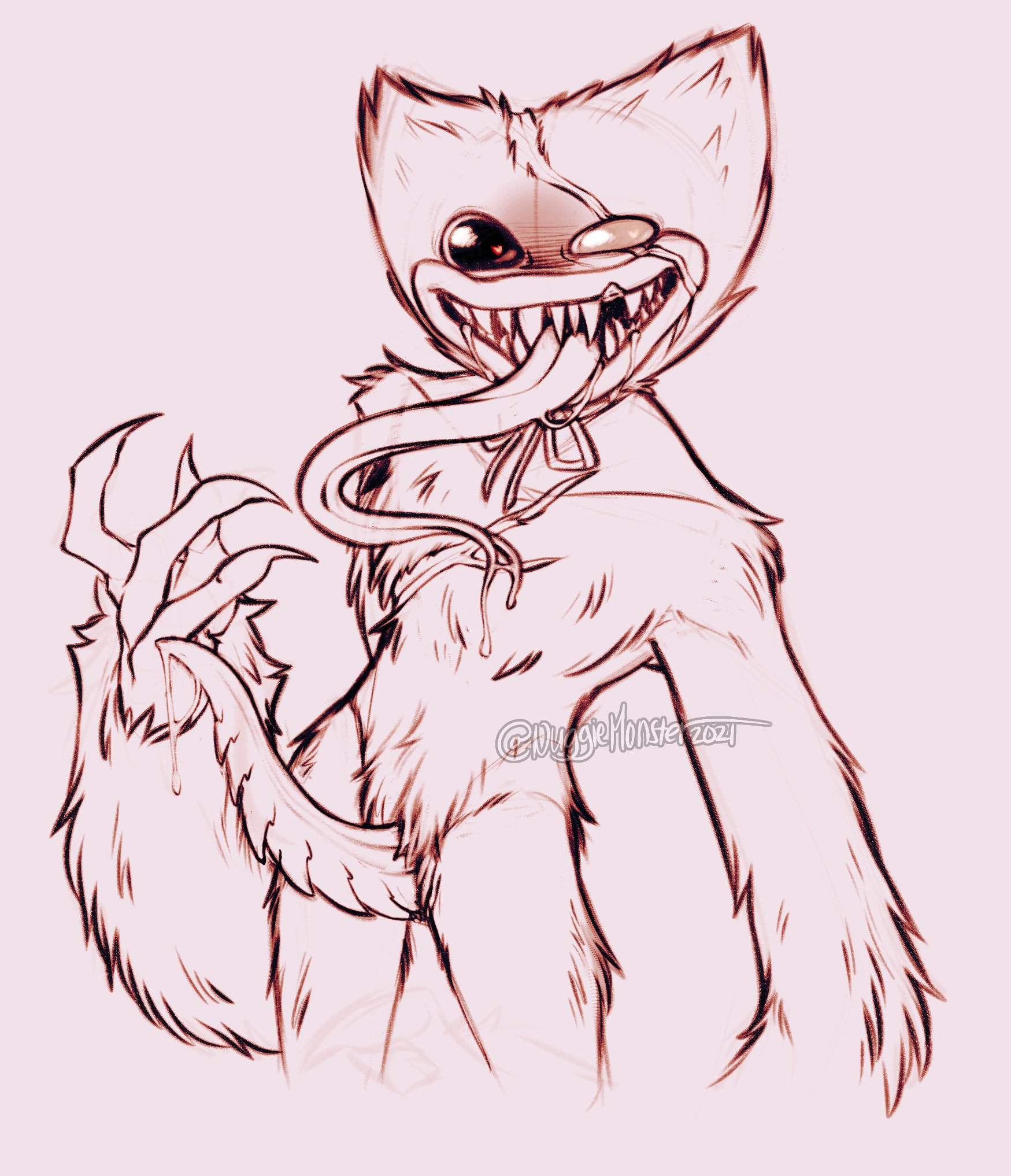 1boy, beastbaring, bowtie, claws, erection, fangs, fluffy, fur, huggy wuggy, long penis, long tongue, male, male only, monster, mouth open, nuggiemonster, penis, poppy playtime, presenting penis, saliva, sharp teeth, smile, solo, teeth, tentacle penis, teratophilia, tongue, tongue out
