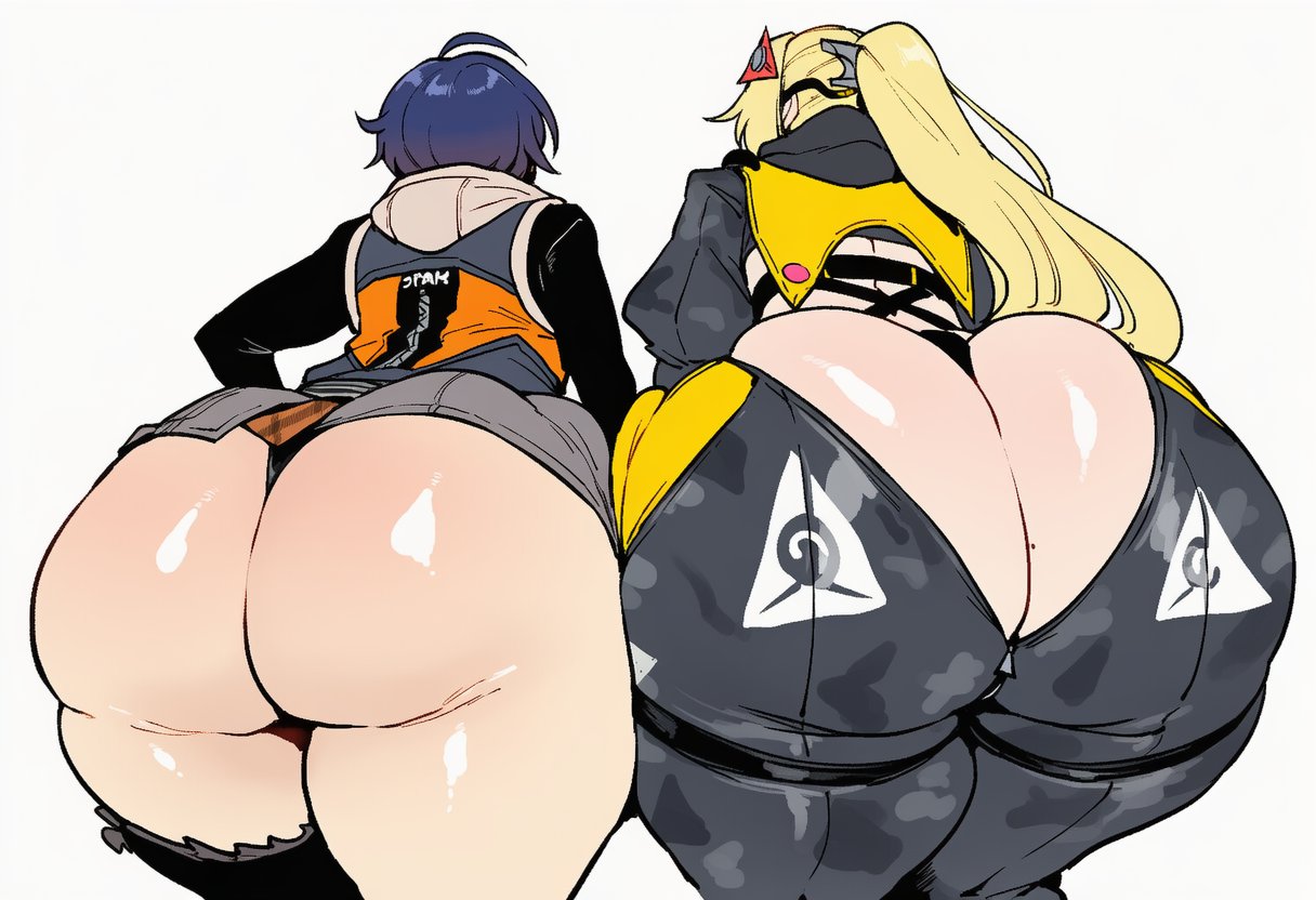 2girls ai_generated ass ass_comparison ass_to_ass belle_(zenless_zone_zero) blonde blonde-haired_female blonde_female blonde_hair blonde_hair_female female hnakano88929 tagme trigger_(zenless_zone_zero) yellow_hair yellow_hair_female zenless_zone_zero