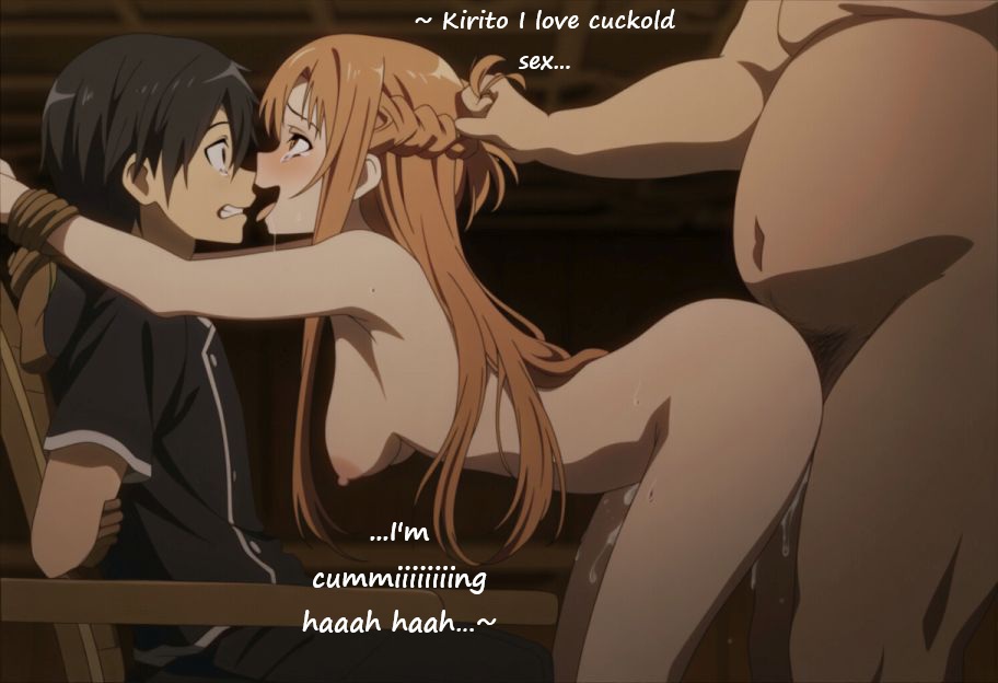 ai generated, cheating, cheating (relationship), cheating girlfriend, cheating wife, cuckold, cuckold pov, cuckolding, female, fucked on top of cuck, in front of cuckold, netorare, netorase, ntr, sword art online, tagme, yuuki asuna