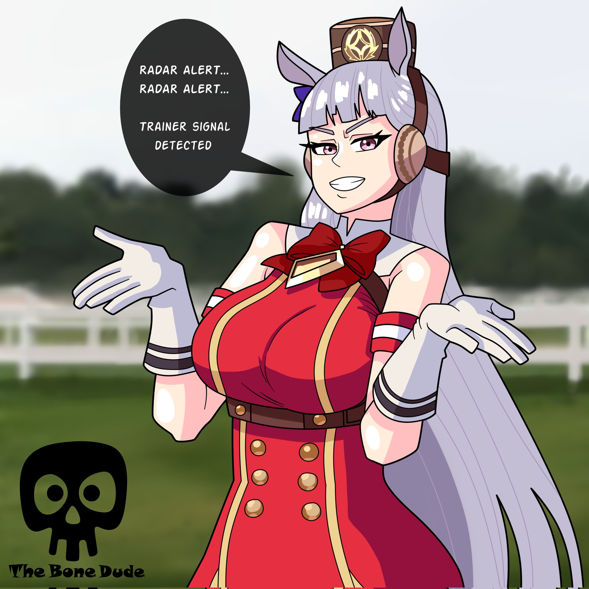 1girls, absurd res, absurd resolution, absurdres, alternate version available, bangs, before sex, big breasts, breasts, busty, curvaceous, curvy, curvy female, curvy figure, dialogue, english text, female, female focus, female only, glistening, glistening body, glistening skin, gloves, gold ship (umamusume), gray hair, grey hair, hi res, high resolution, highres, horse, horse girl, imminent sex, large breasts, light skin, light-skinned female, long gloves, long hair, pink eyes, shiny, shiny skin, silver hair, solo, solo female, solo focus, speech bubble, tagme, text, the bone dude, trainer (umamusume), umamusume, umamusume pretty derby, voluptuous, voluptuous female, white gloves