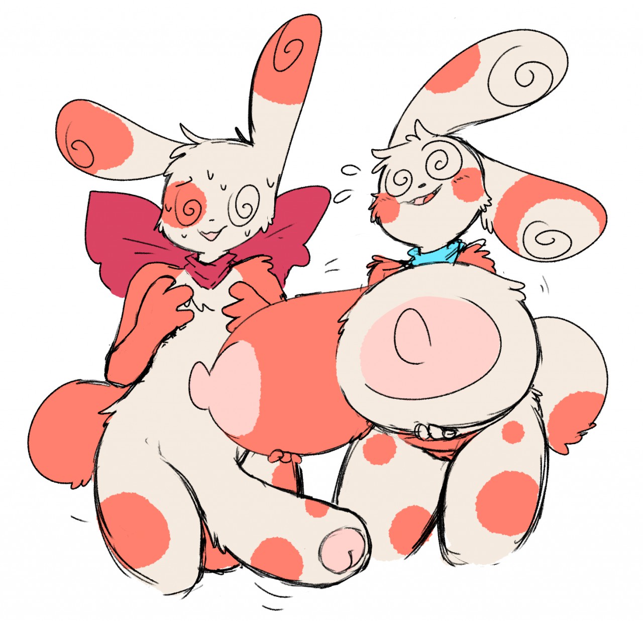 1boy, 1girls, anthro, anthro on anthro, anthrofied, balls, breasts, caeleste, female, female anthro, female pokemon, femboy, femboy on female, fur, furry, huge balls, huge breasts, huge cock, male, male anthro, male pokemon, nipples, penis, pokémon (species), pokemon, pokemon (species), pussy, spinda, straight, vagina