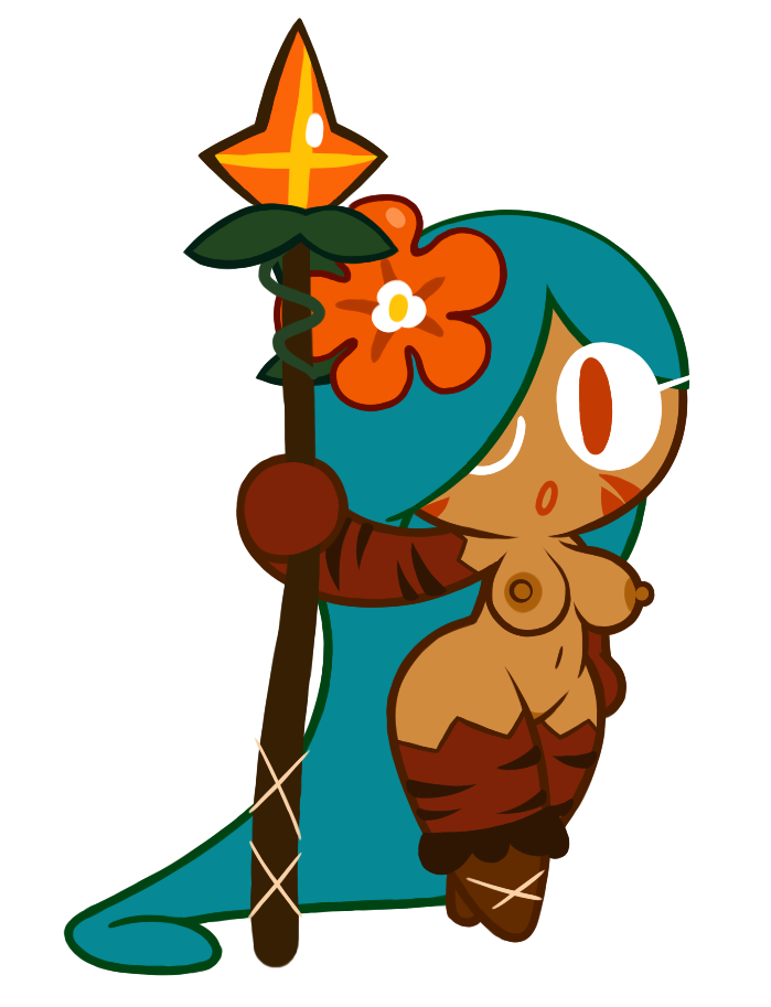 1girls, 2018, anthro, breasts, cookie, cookie run, female, female focus, female only, flower in hair, food, food creature, footwear, gloves, looking at viewer, naked, naked footwear, navel, nipples, no visible genitalia, nude, nude female, nudity, one eye closed, screwroot, stick, tiger lily cookie, transparent background