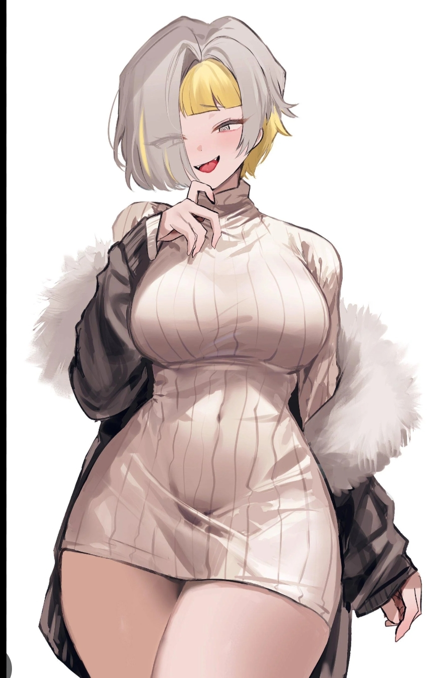 absurd res, absurdres, big breasts, big thighs, child bearing hips, hi res, highres, hires, huge thighs, kromer (limbus company), kromer (project moon), reupload, unknown artist