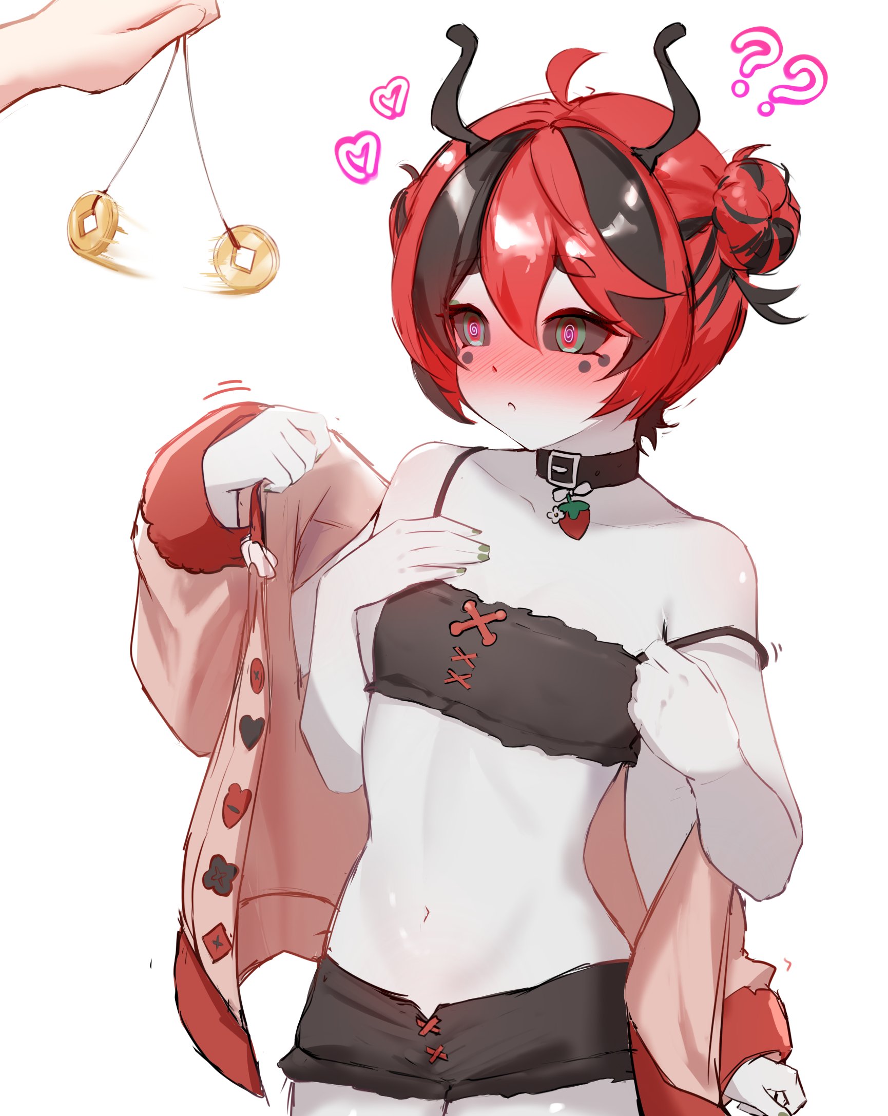 beastiez, beribug, bug girl, cgator, hypnosis, hypnotic eyes, indie virtual youtuber, small breasts, virtual youtuber