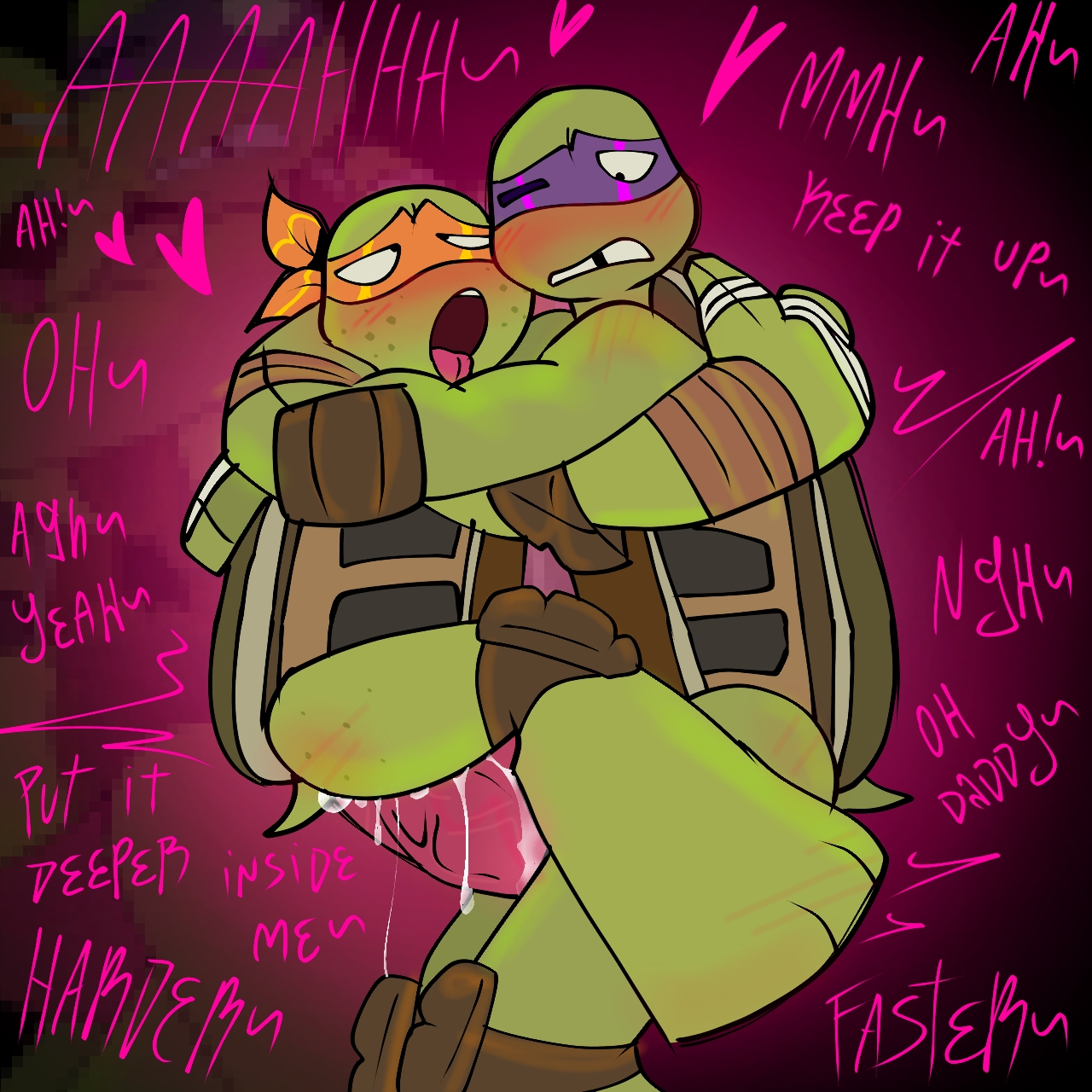 ahegao face, ass, big dick, big penis, brother, brothers, cum, cum drip, cum in ass, cumshot, donatello, donatello (tmnt), donnie, gay, gay sex, incest, male, michelangelo, michelangelo (tmnt), moaning, moaning in pleasure, moaning loud, nickelodeon, penis, tcest, teenage mutant ninja turtles, teenage mutant ninja turtles (2012), tmnt, tmnt 2012