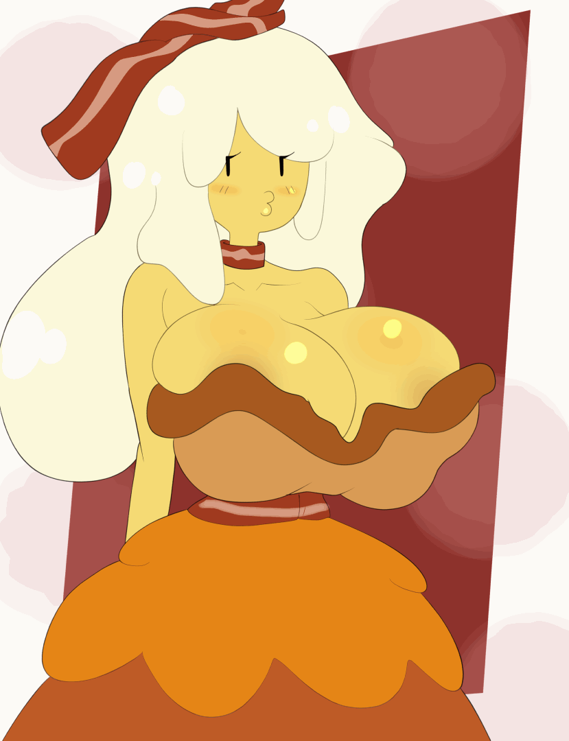 1girls 2024 adventure_time animated animated_gif big_breasts breakfast_princess breasts busty cartoon_network cleavage clothing dress female female_only gif huge_breasts jiggle jiggling_breasts large_breasts massive_breasts no_bra o3o solo swinging_breasts thick_thighs waspart wide_hips