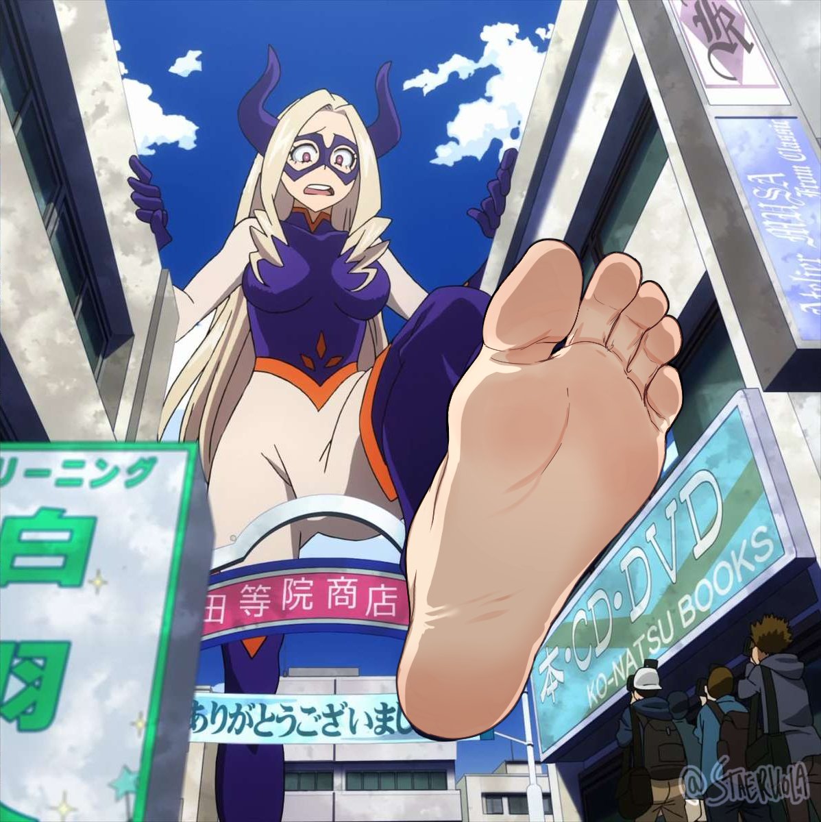 barefoot foot_fetish mount_lady mt._lady my_hero_academia yuu_takeyama