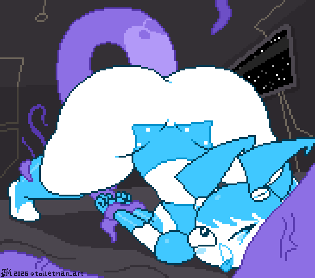 2026, anal, anal penetration, anal sex, android, animated, areola, arms tied, artist name, ass up, big breasts, big butt, blue areola, blue nipples, bodily fluids, bound, breasts, butt, cum, cum in ass, cum inflation, cum inside, cumflation, digital media (artwork), female, female penetrated, genital fluids, huge butt, humanoid, inflation, jenny wakeman, looking pleasured, machine, my life as a teenage robot, nickelodeon, nipples, penetration, pixel (artwork), pixel animation, robot, robot humanoid, sex, signature, solo, space, spacecraft, tentacle in ass, tentacle penetration, tentacle sex, tentacles, text, toilet man, tongue, tongue out, vehicle, white breasts, white butt