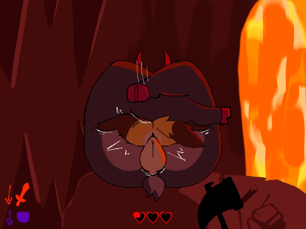 1boy, 1girls, anthro, anthro female, anthro male, anthro on anthro, anthro only, anthro penetrated, anthro penetrating, anthro penetrating anthro, big balls, boss, boss fight, bovid, bovine, canine, caprine, debuff, female, female penetrated, forced, fur, furry, furry female, furry male, furry only, goat, goat girl, health bar, horny female, huge ass, huge balls, humping, larger female, larger penetrated, lava, leg wrap, male, male cub, male penetrating, male penetrating female, male/female, mating press, older female, older female and younger male, older penetrated, plap, size difference, smaller male, smaller penetrating, smaller penetrating bigger, sunsetvista, thick, thick ass, thick thighs, trapped between thighs, vaginal penetration, vaginal sex, video game mechanics, wide hips, wrapped, younger male, younger penetrating, younger penetrating older