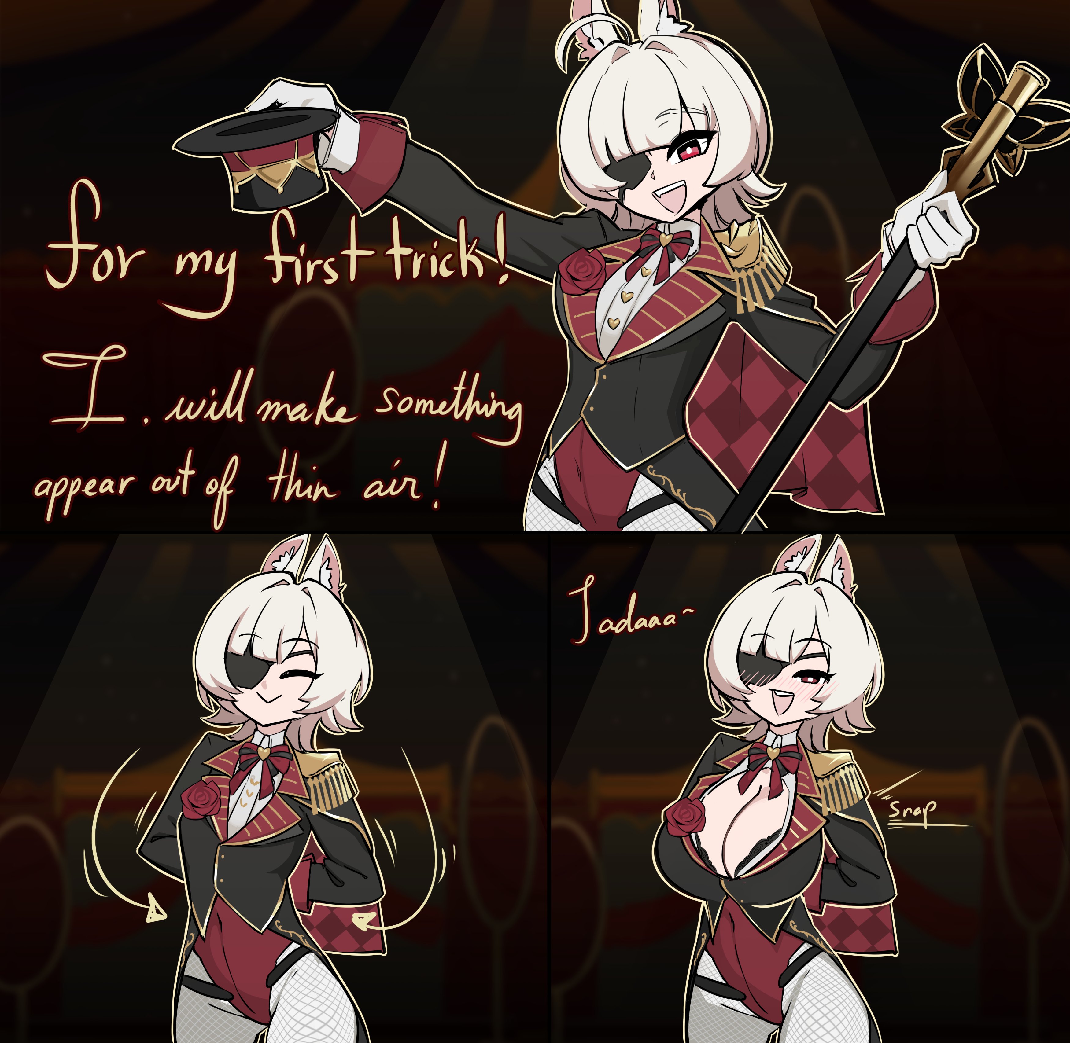 1girls, big breasts, centurii-chan, cleavage, clothed, clothing, female, female only, indie virtual youtuber, light skin, light-skinned female, saruei (vtuber), solo, virtual youtuber, vtuber