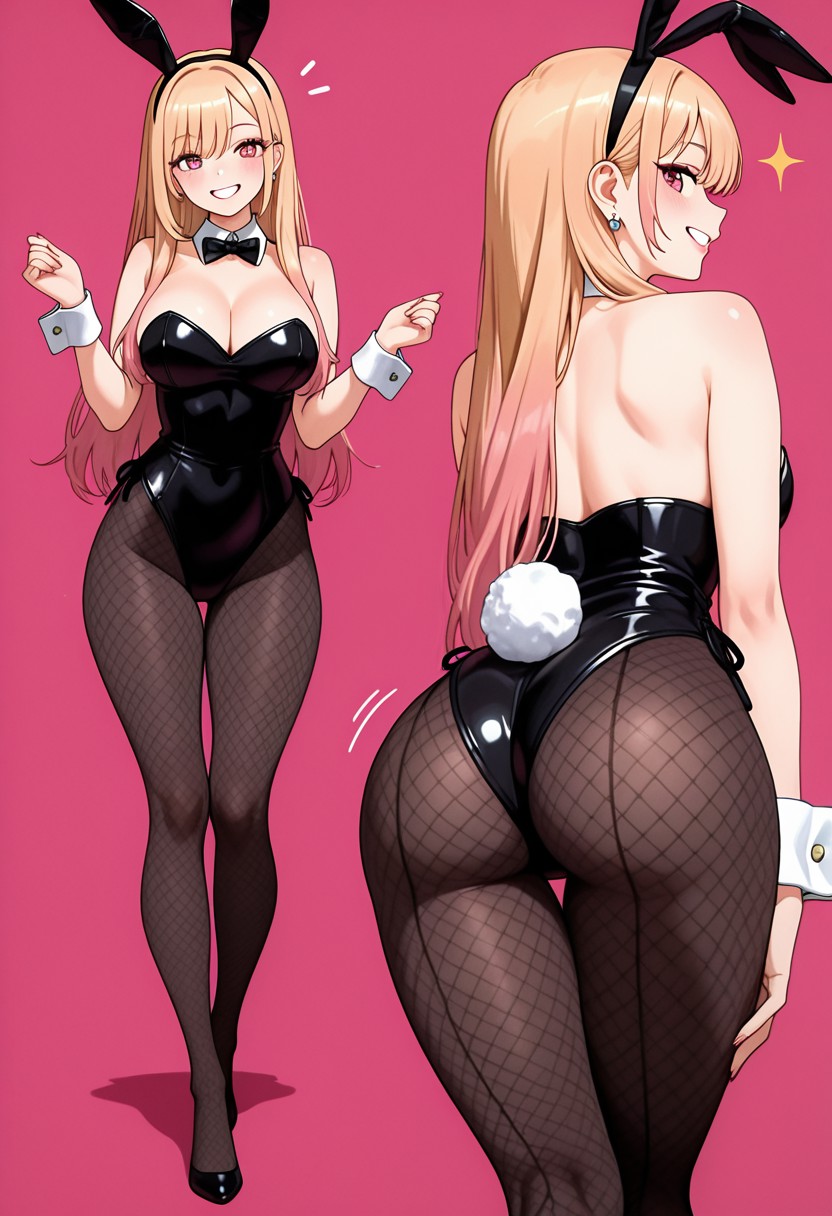 1girls ai_generated blonde_hair bunnysuit kitagawa_marin long_hair solo solo_female sono_bisque_doll_wa_koi_wo_suru tagme