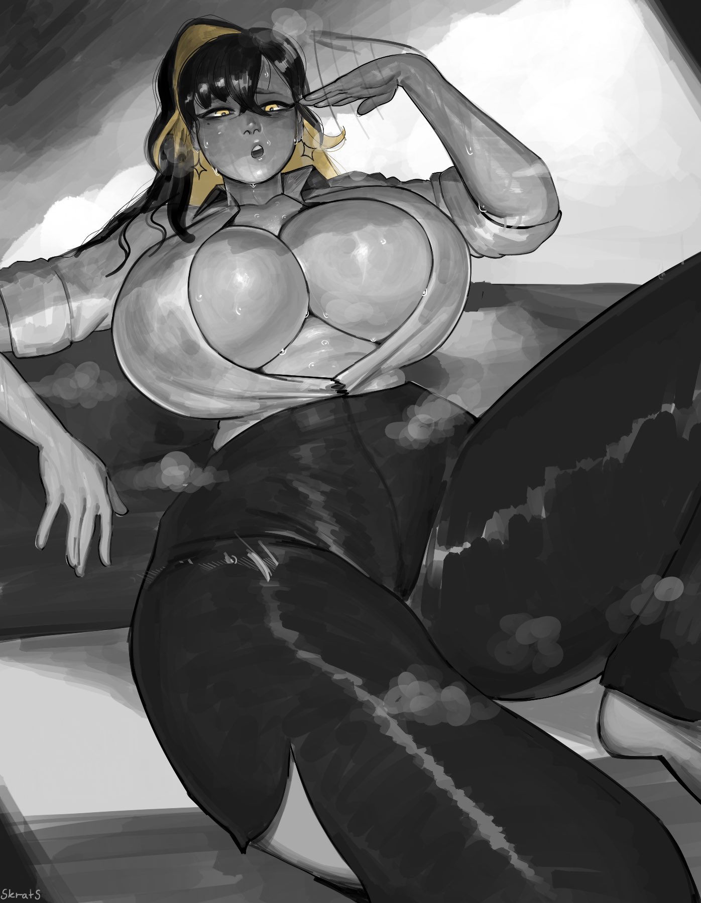 1girls, big breasts, big thighs, boob window, breasts, cleavage, cleavage overflow, curvy, curvy body, curvy female, curvy figure, curvy hips, hourglass figure, huge breasts, huge thighs, massive thighs, musk, musk clouds, original, original character, skrats, thick legs, thick thighs, thighs, thunder thighs, thunderthighs, voluptuous, voluptuous female, wide hips, wide thighs